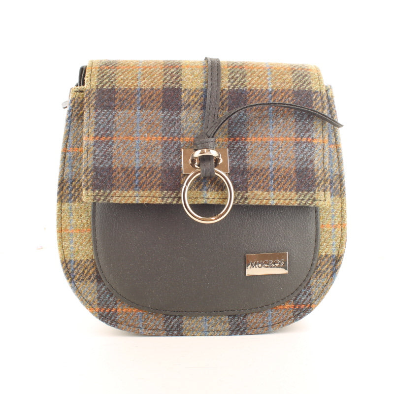 Grace Tweed Purse - Brown Plaid