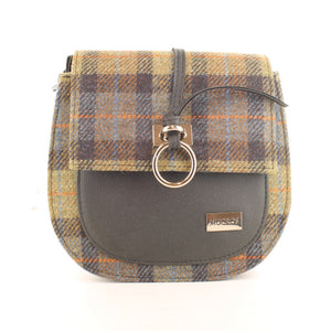 Grace Tweed Purse - Brown Plaid