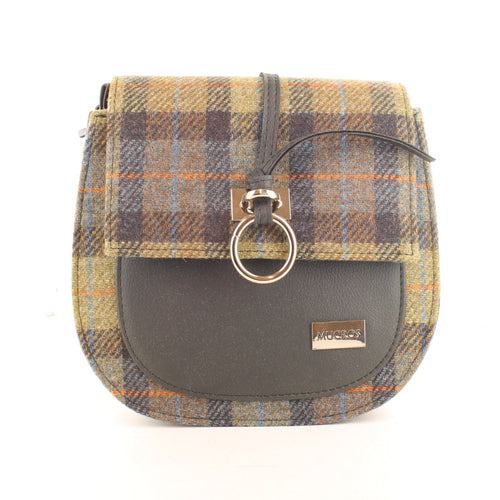 Grace Tweed Purse - Brown Plaid