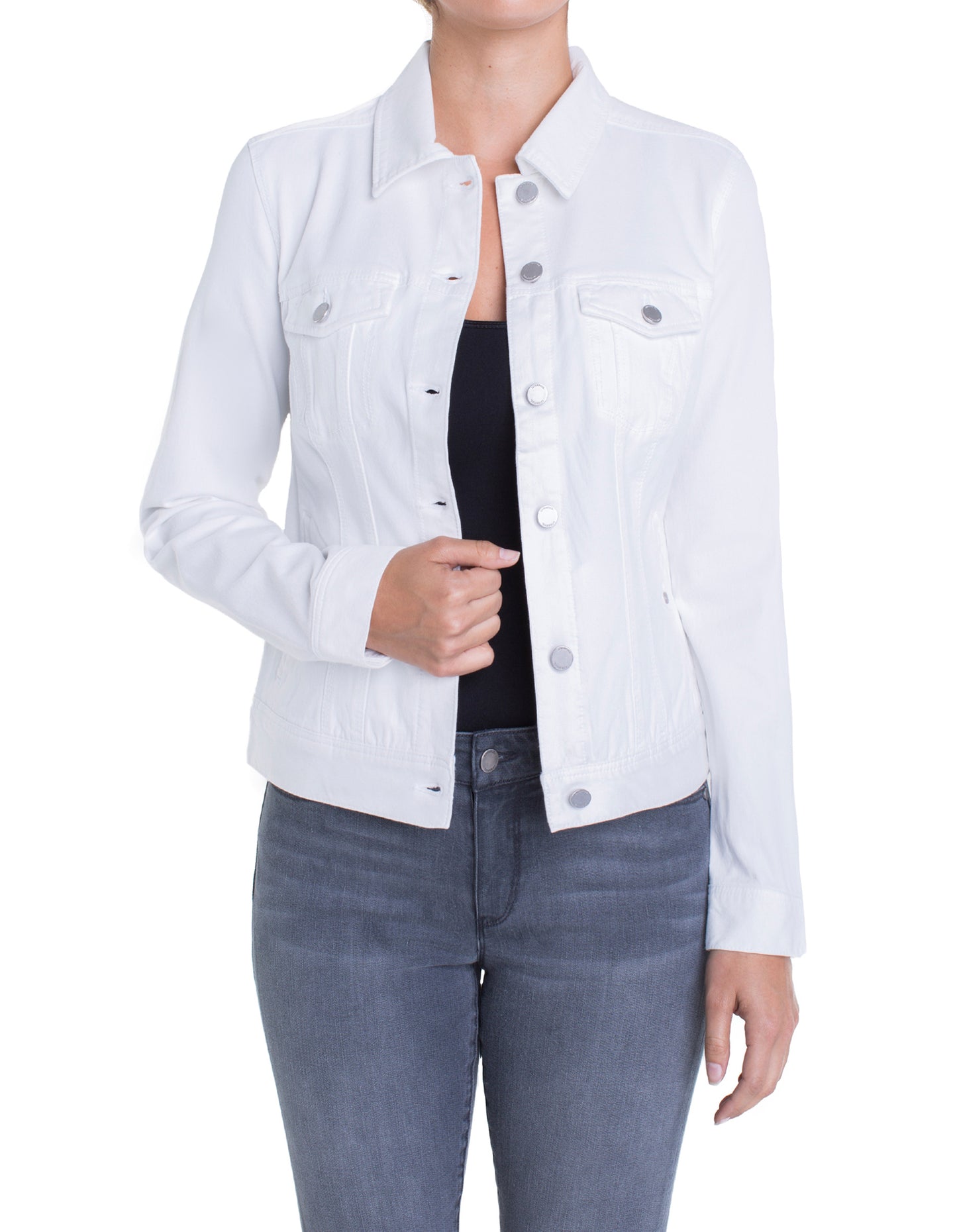 Classic Powerflex Jean Jacket - White