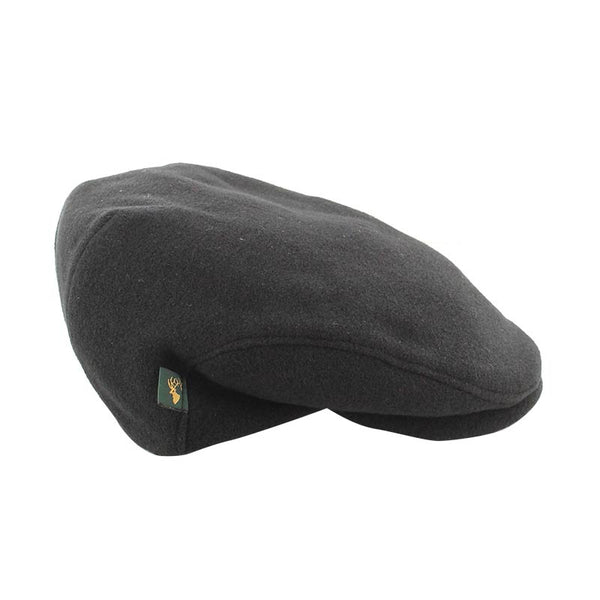 Irish Tweed Trinity Cap - Solid Black