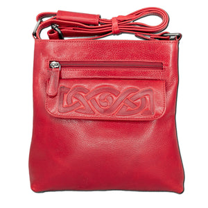 Mary Leather Bag - Red