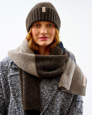 Avoca Rona Brushed Lambswool Hat - Cocoa