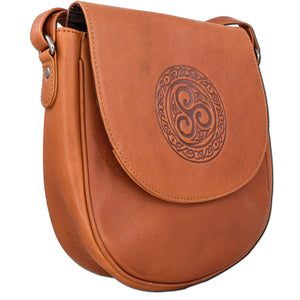 Leather Saddle Bag - Tan