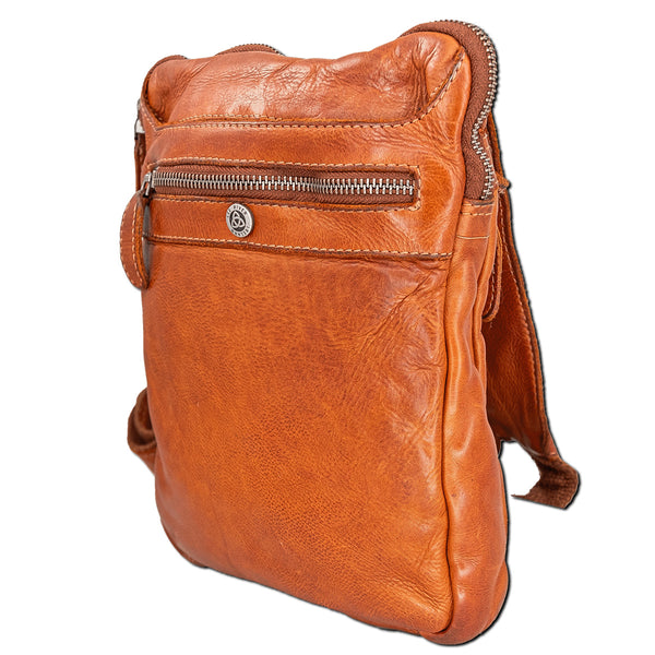 Celtic Sling Leather Bag - Tan