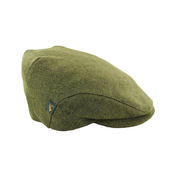 Irish Tweed Trinity Cap - Solid Green