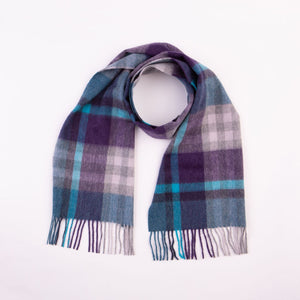 Kiltane Lambswool Scarf - Tartan 2 Blue