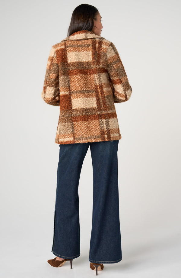 Double Breasted Boucle Peacoat