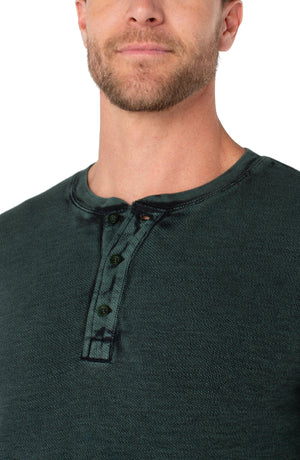 Men's Long Sleeve Henley