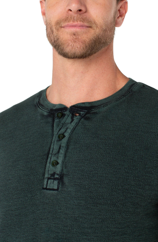 Men's Long Sleeve Henley