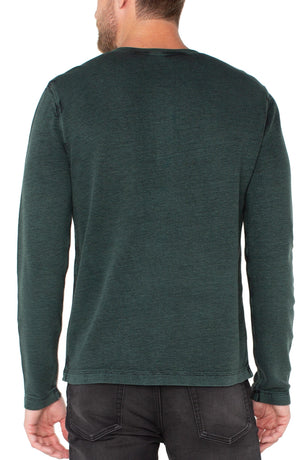 Men's Long Sleeve Henley