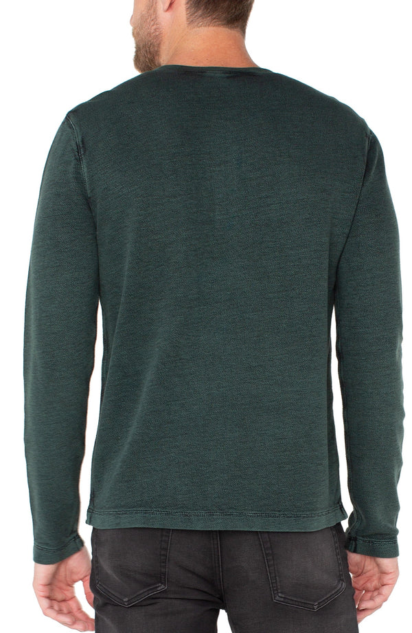 Men's Long Sleeve Henley