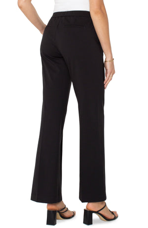 Pull On Wide Leg Trouser 31 ins - Black