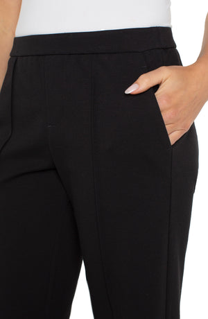 Pull On Wide Leg Trouser 31 ins - Black