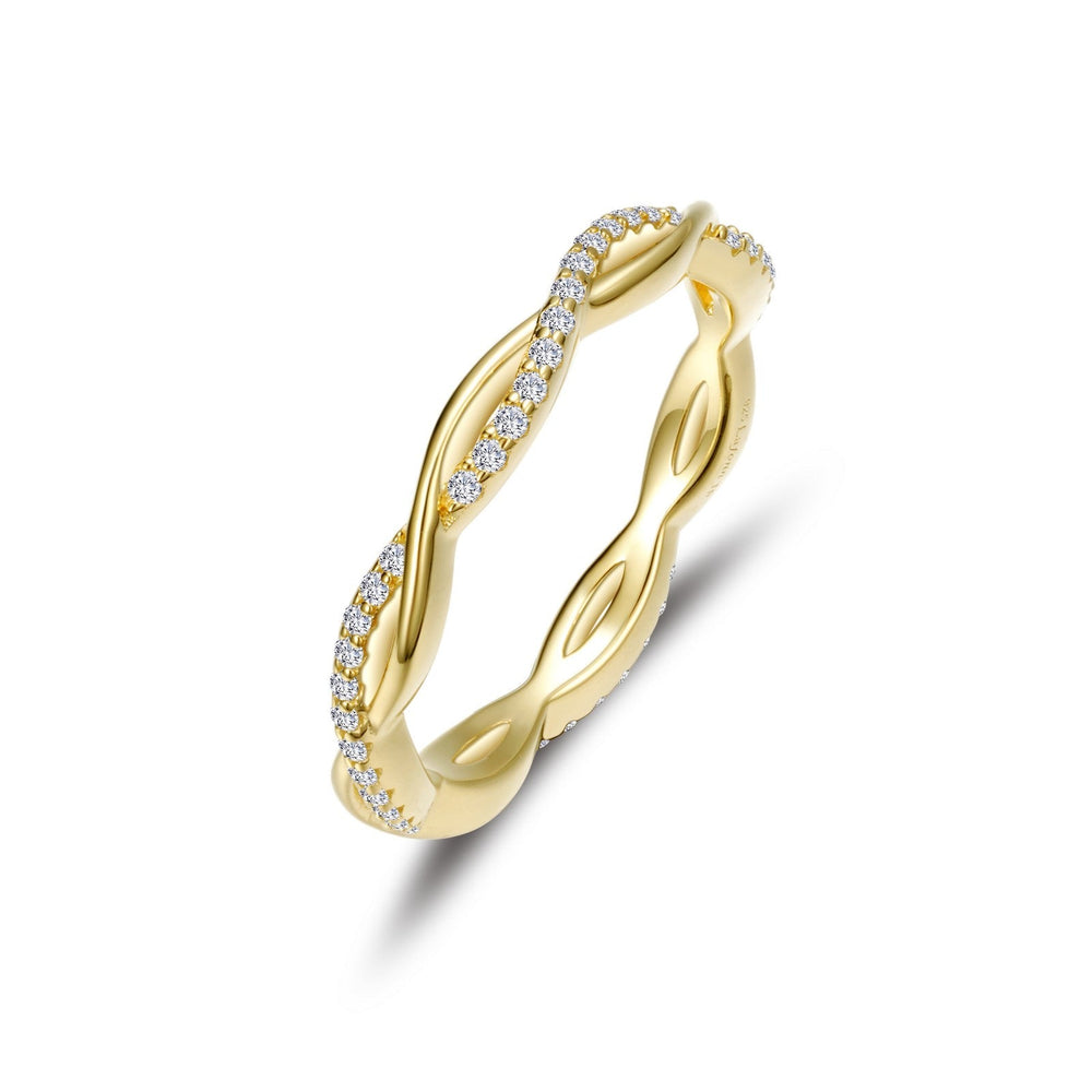 .52 CTW Twist Wedding Ring - Size 8