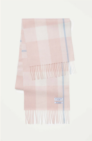 Kiltane Lambswool Scarf -Cameo Check