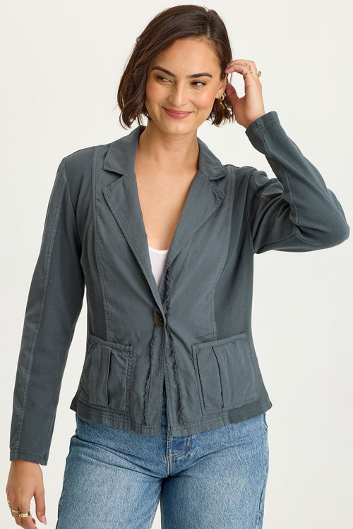 Brax Linen One Button Blazer