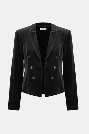 Velvet Blazer - Black