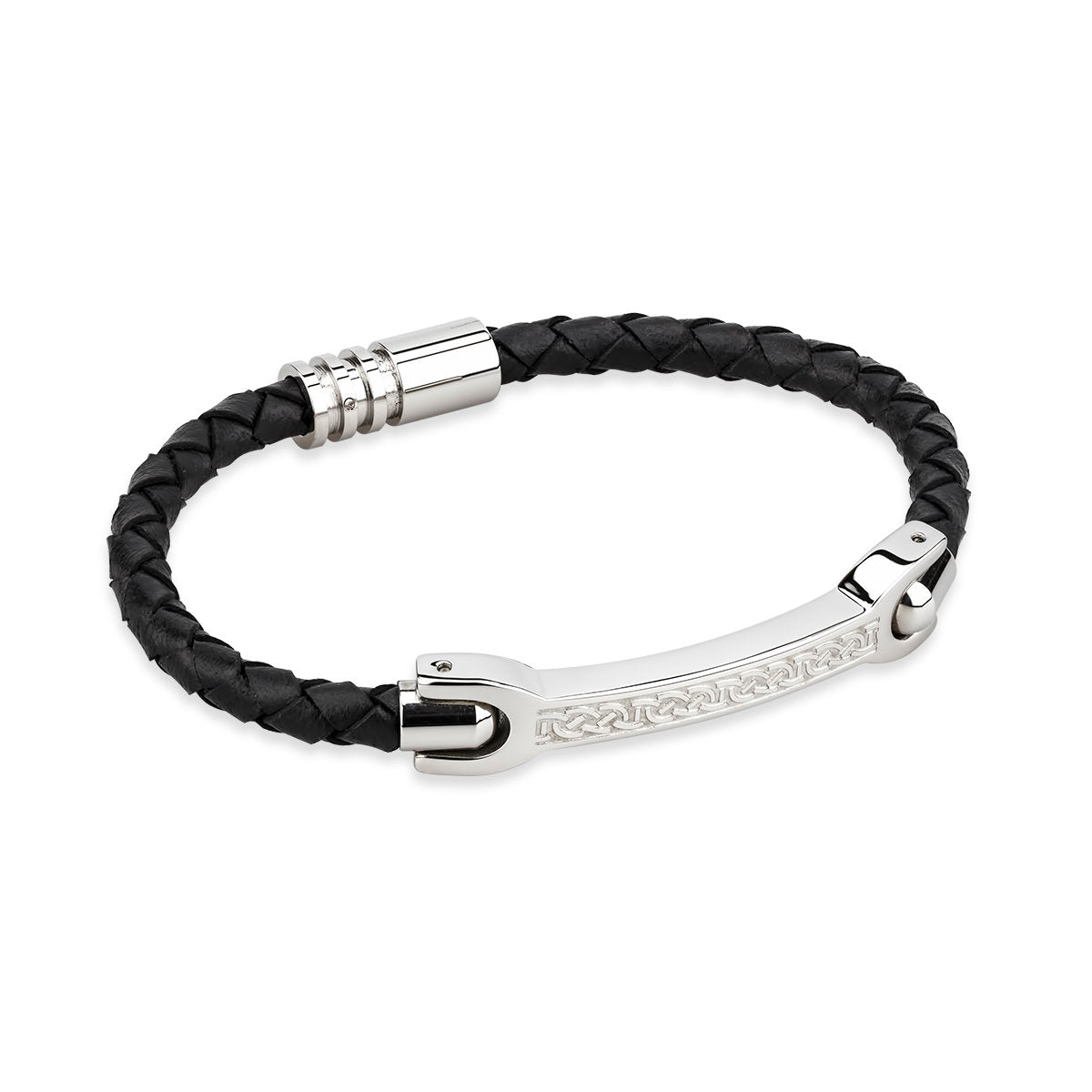 S50056 Men's Celtic Leather Bracelet