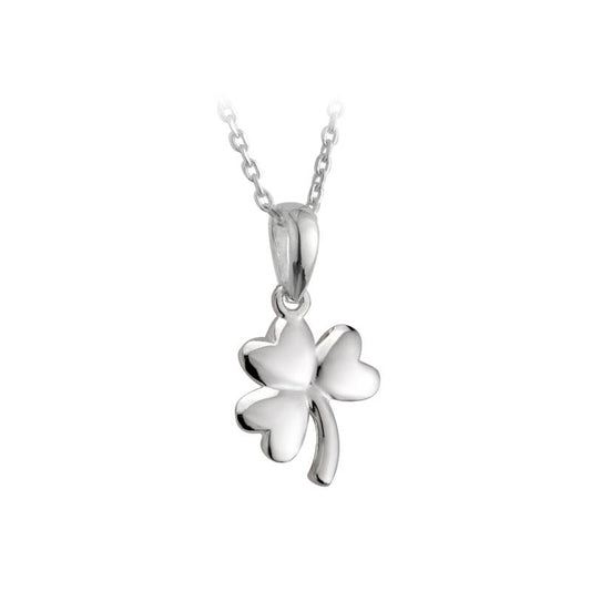 S44397 Silver Shamrock Pendant