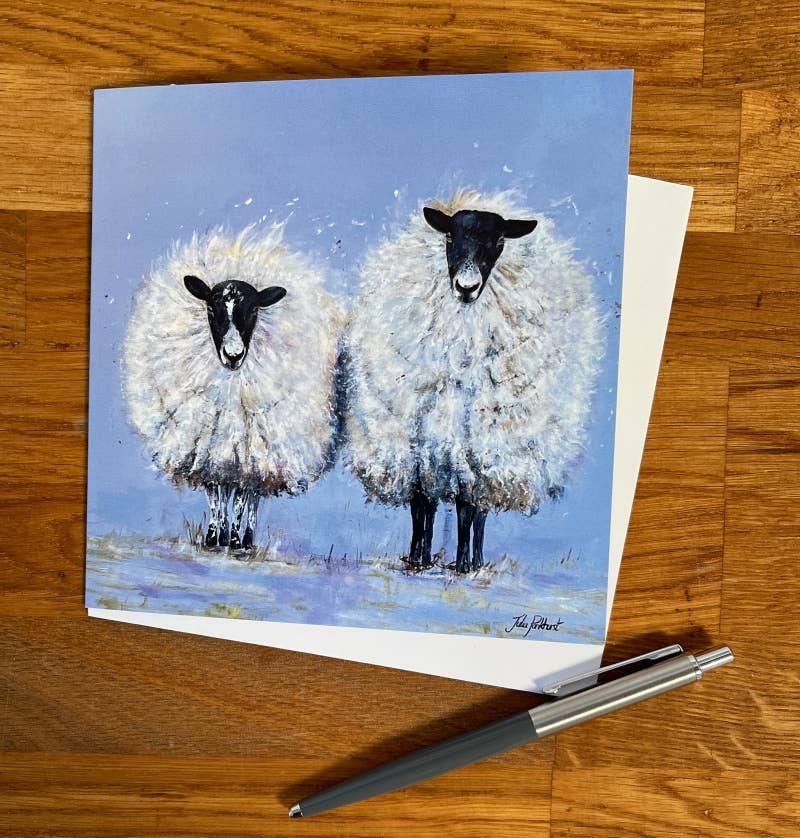 Together We Stand Sheep Greeting Card
