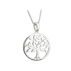 S46479 Sterling Silver Tree of Life Pendant