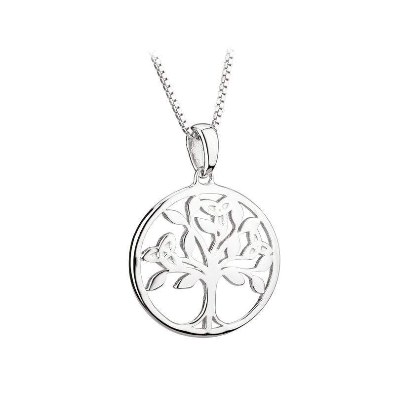 S46479 Sterling Silver Tree of Life Pendant