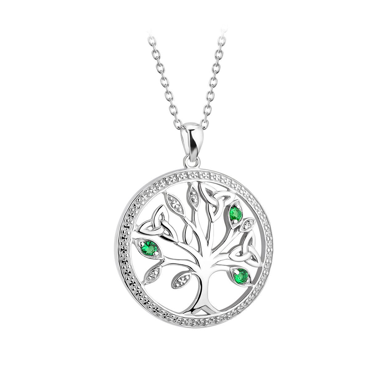 S46622 Tree of Life Pendant w/ Stones