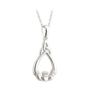 S44636 Claddagh & Trinity Knot Pendant