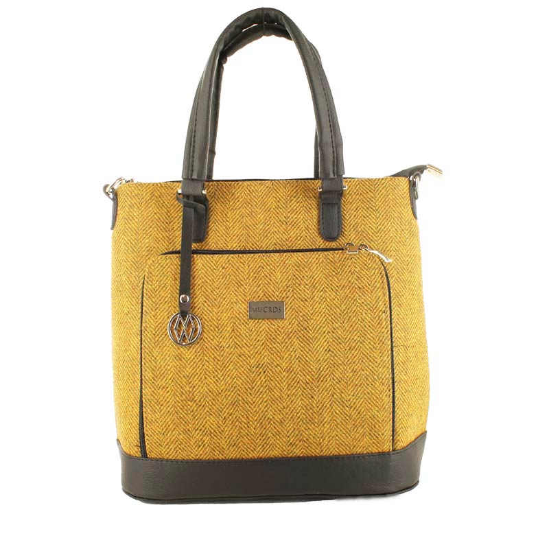 Irish Tweed Ciara Bag - Mustard Yellow