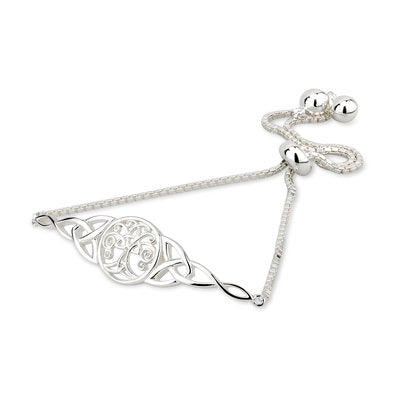 S50048 Sterling Silver Tree of Life Bracelet