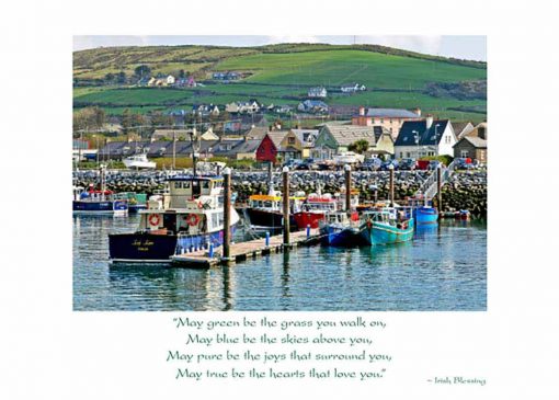 Irish Harbor Birthday Card