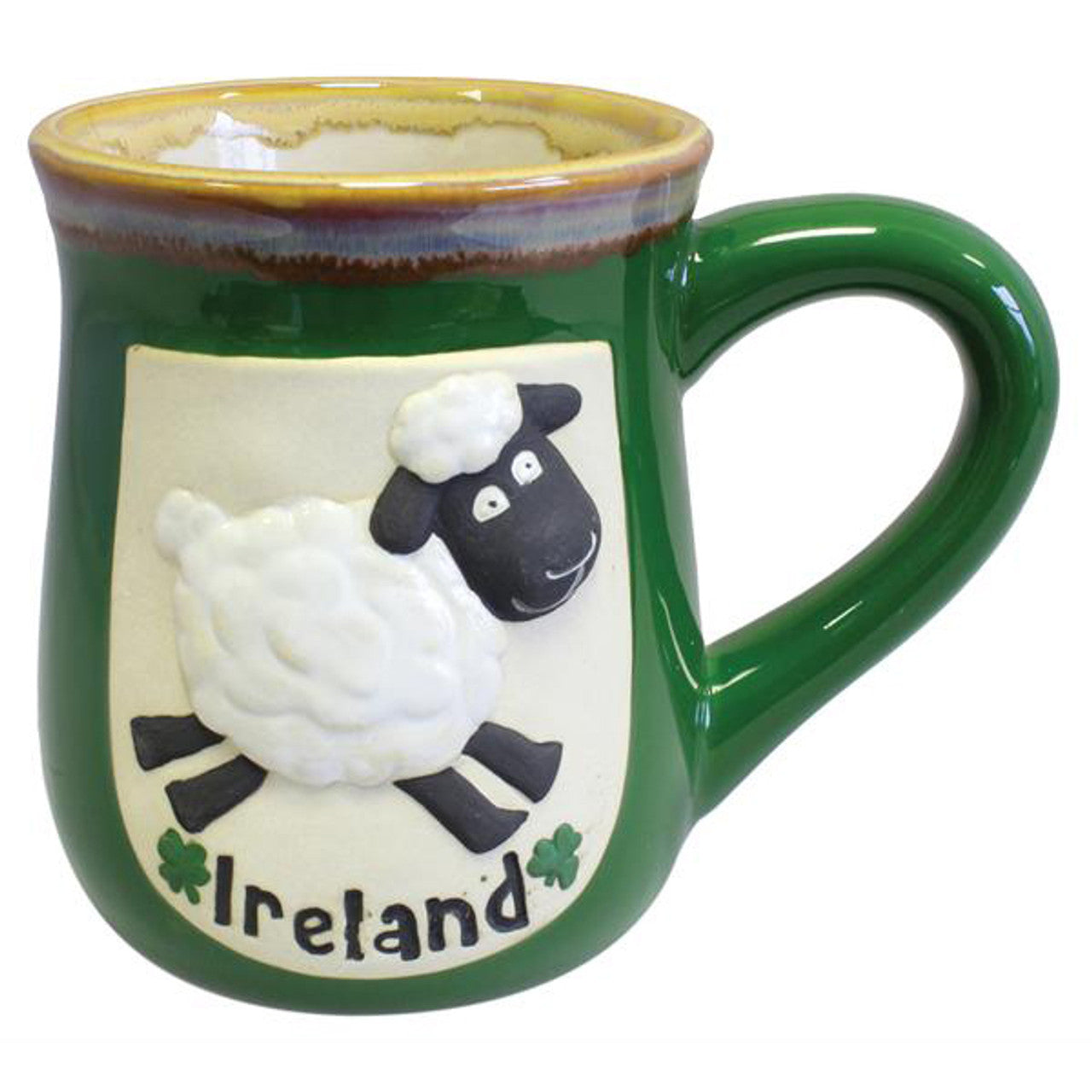 Ireland Sheep Pottery Mug