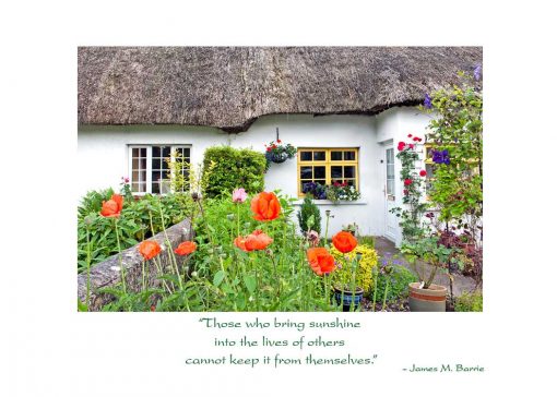 Irish Cottage Thank You Card