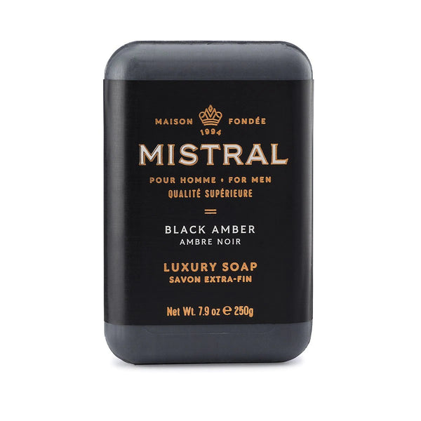 Luxury Bar Soap -  Black Amber