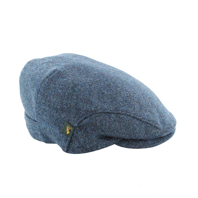 Irish Tweed Trinity Cap - Solid Blue