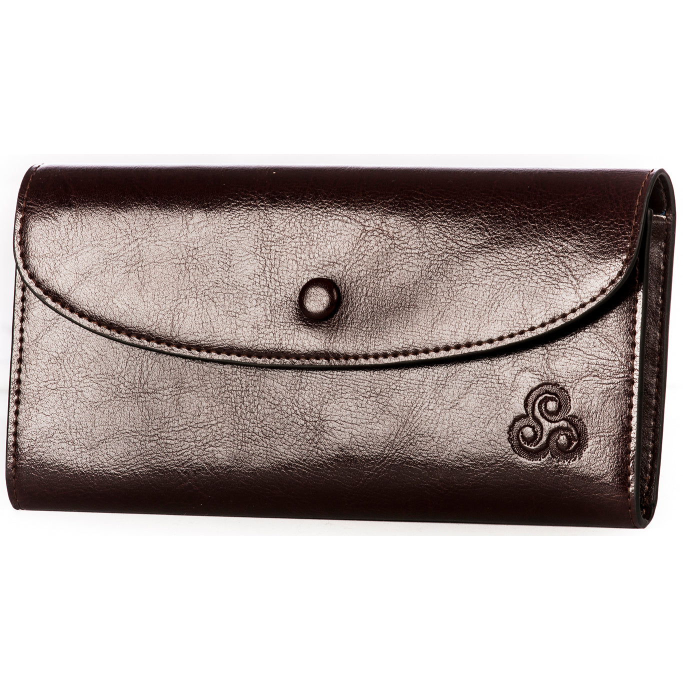 Celtic Triskele Leather Wallet