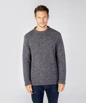 Roundstone Sweater - Navy Marl