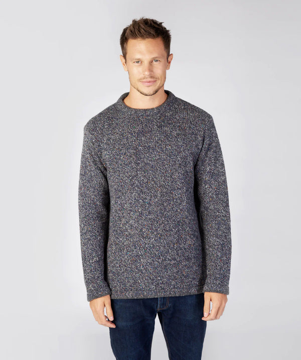 Roundstone Sweater - Navy Marl