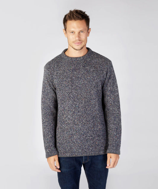 Roundstone Sweater - Navy Marl