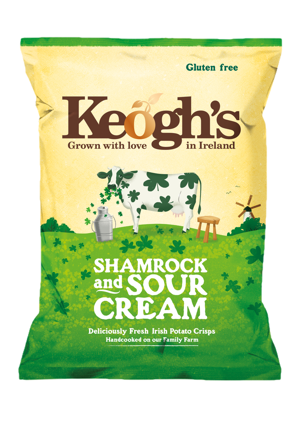 Keogh's Shamrock and Sour Cream Crisps