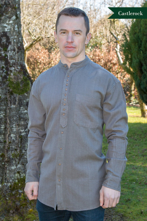 Irish Traditional Grandfather Shirt - Castlerock