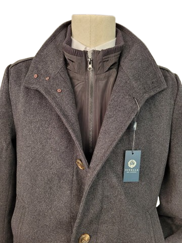 Men's Cashmere Blend 6 Button Coat
