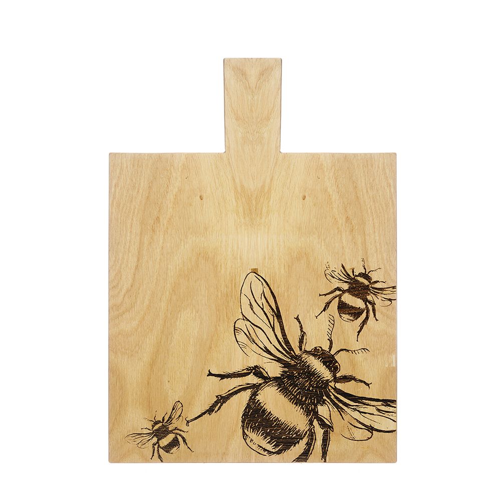 Bee Medium Oak Serving Paddle
