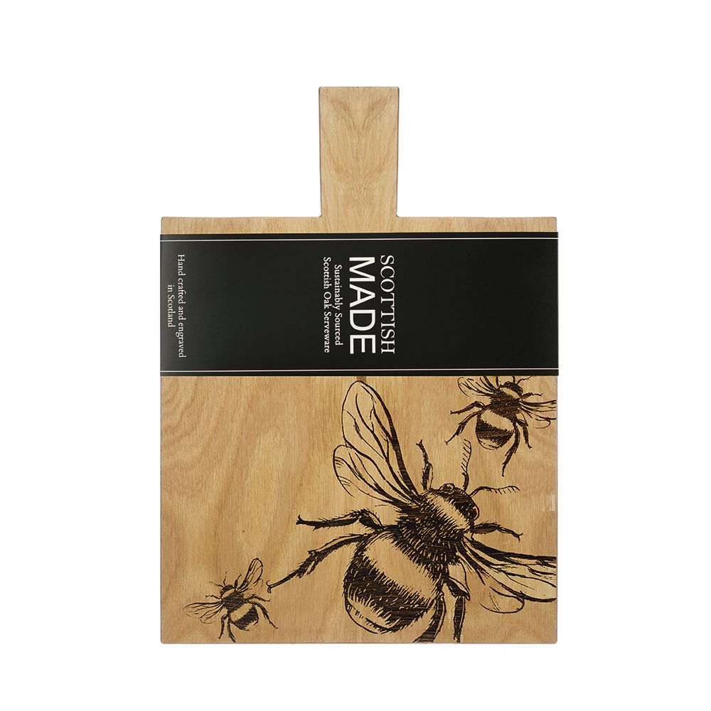 Bee Medium Oak Serving Paddle