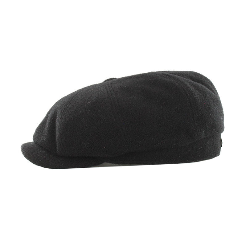 Irish Tweed Driving Cap - Black